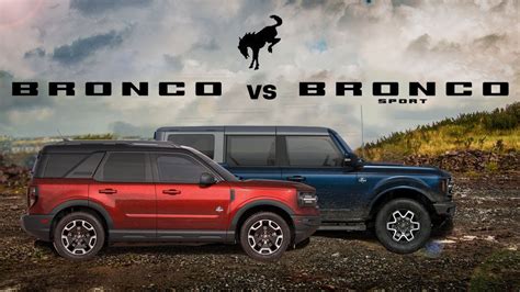 Bronco sport vs bronco. Things To Know About Bronco sport vs bronco. 